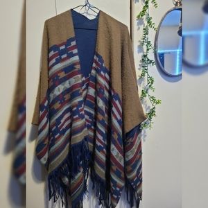 Aztec poncho